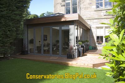 Lean-to conservatory
 Before and After Picture