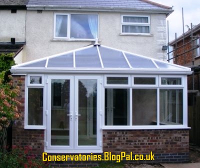 Lean-to conservatory
 Before and After Picture